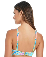 Bleu by Rod Beattie Women's On The Bright Side Printed Underwire Bikini Top