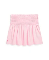 Polo Ralph Lauren Big Girls Smocked Jersey Skirt