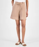Boss Orange Women's High-Rise Baggy-Fit Shorts