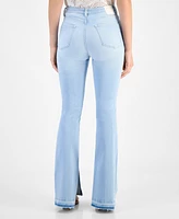 Boss Orange Women's Mid-Rise Slit-Flare-Leg Jeans