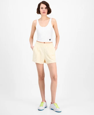 Guess Women's Peony Jacquard Pull-On Shorts