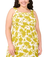 Vince Camuto Plus Square-Neck Sleeveless Maxi Dress