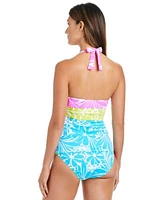 Bleu By Rod Beattie Womens Sock It To Me Tankini Top Sarong Hipster Bikini Bottoms