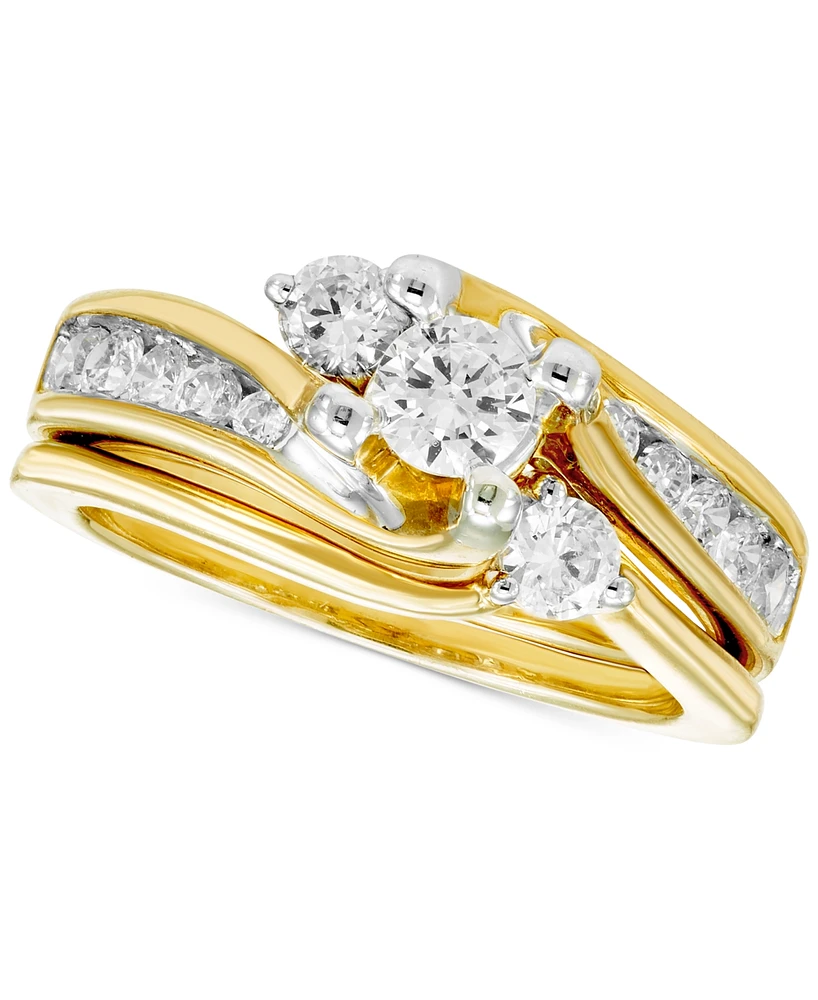 Diamond Bridal Set (1 ct. t.w.) in 14k Yellow Gold