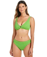 Bleu By Rod Beattie Womens Pucker Up Bikini Top Basic Hipster Bikini Bottoms