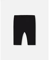 Deux par Little Girls Cotton Biker Short Legging Black - Toddler|Child