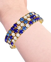 Guess Mixed Stone Butterfly Statement Necklace, Drop Earrings & 3-Pc. Stretch Bracelet Set