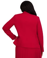 Kasper Women's Faux Double-Breasted Blazer, Regular & Plus Sizes