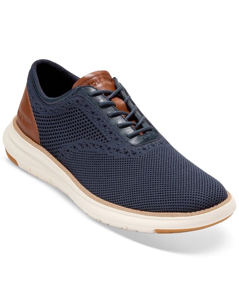 Cole Haan Men's Grand Remix Lace-Up Knit Oxford Shoes