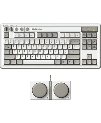 8BitDo Retro Wireless Gaming Mechanical Keyboard with Number Pad for Windows and Android