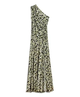 Nocturne Women's One Shoulder Printed Maxi Dress