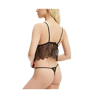 Cotton On Women's Eyelash Lace Longline Bralette