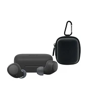 Sony WFC510 Truly Wireless Earbuds (Black) with Earphone Case bundle