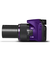 Minolta MN67Z 20MP Full Hd Wi-Fi Bridge Camera with 67x Optical Zoom, Purple