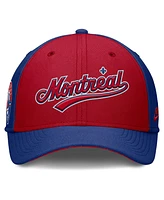 Nike Men's Blue/Red Montreal Expos Rise Swoosh Performance Flex Hat