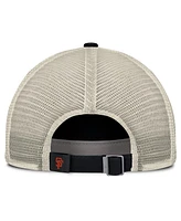 Nike Men's Black/Natural San Francisco Giants Cooperstown Collection Club Trucker Adjustable Hat