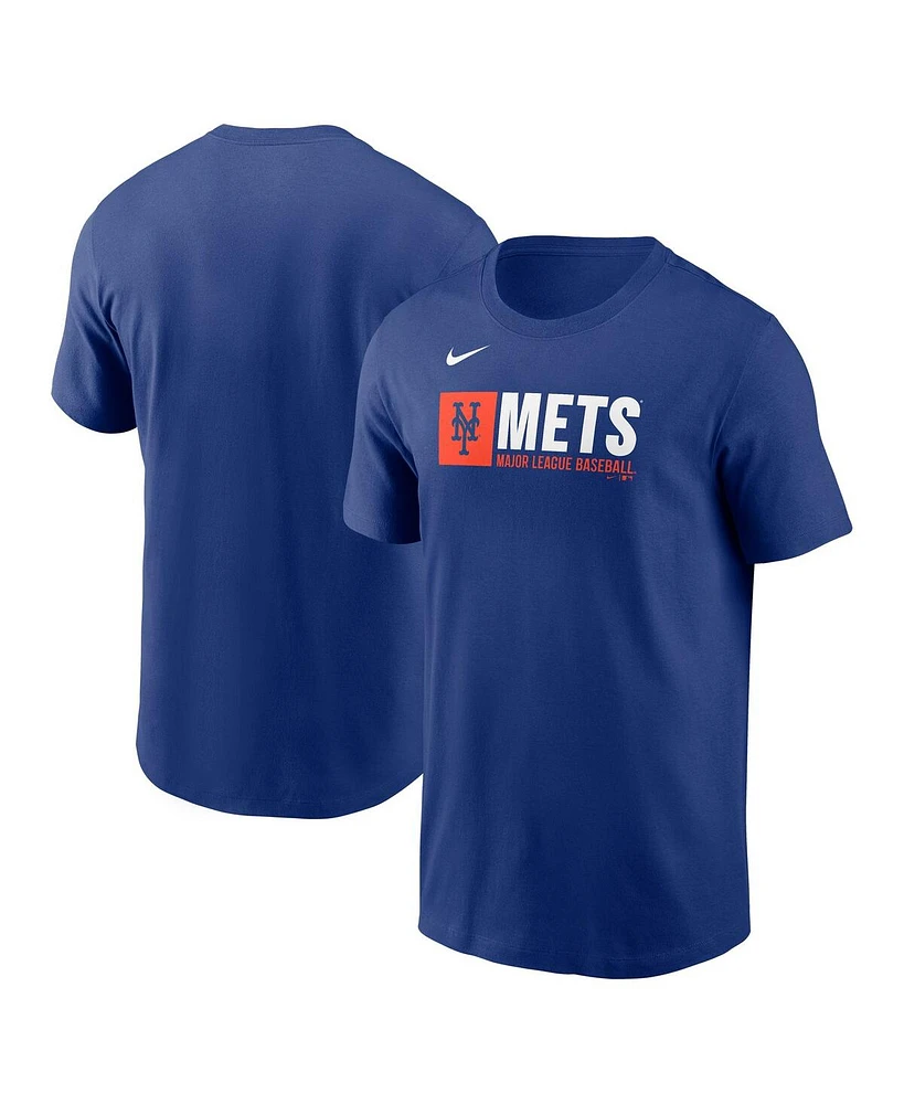Nike Men's Royal New York Mets Team Block T-Shirt