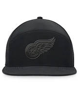 Fanatics Men's Black Detroit Red Wings Front Office Adjustable Hat