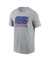 Nike Men's Gray Buffalo Bills Lockup Essential T-Shirt