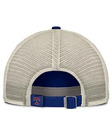 Nike Men's Royal/Natural Texas Rangers Cooperstown Collection Club Trucker Adjustable Hat