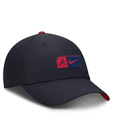 Nike Men's Navy Atlanta Braves Club Primetime Adjustable Hat