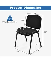 5 Pieces Elegant Conference Office Chair Set for Guest Reception