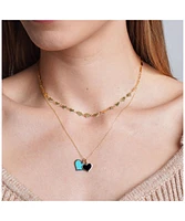 The Lovery Onyx Heart Charm 14K Gold 14 millimeters