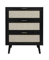 Mondawe 3 Drawer Cabinet, Suitable for bedroom, living room, study