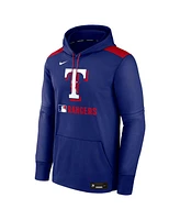 Nike Men's Royal Texas Rangers Authentic Collection Performance Pullover Hoodie