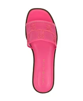 Tommy Hilfiger Women's Tesia Mesh Logo Flat Slide Sandals