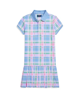 Polo Ralph Lauren Big Girls Plaid Mesh Dress