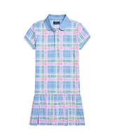 Polo Ralph Lauren Big Girls Plaid Mesh Dress