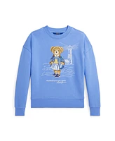 Polo Ralph Lauren Big Girls Bear Terry Sweatshirt