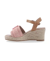 Sam Edelman Little and Big Girls Lucia Buckle Espadrille Wedge Sandals