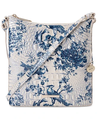Brahmin Katie Songbird Melbourne Embossed Leather Crossbody