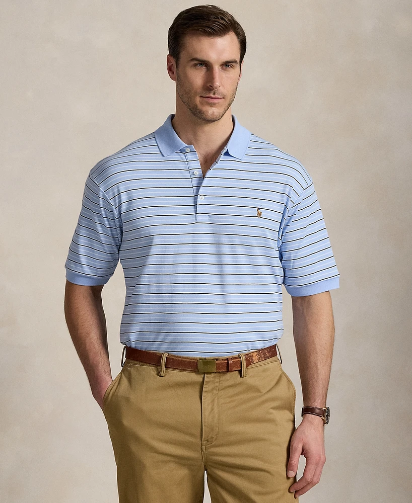 Polo Ralph Lauren Men's Big & Tall Striped Soft Cotton Shirt