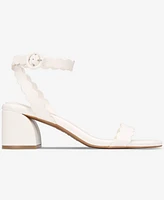 On 34th Women's Pathina Scalloped Block Heel Sandals