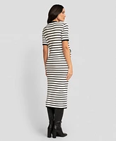 Seraphine Women's Maternity Stripe Bodycon Dress