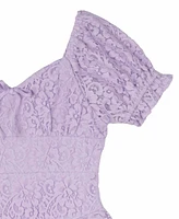 Rare Editions Big Girls Lace Dressy Romper