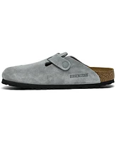 Birkenstock Women's Boston Soft Footbed Suede Leather Clogs from Finish Line