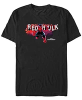 Marvel Men's Big Red Hulk Short Sleeve T-Shirt