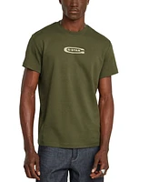 G-Star Raw Men's Old Skool Short Sleeve Crewneck Logo T-Shirt