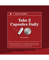 Red Yeast Rice + CoQ10 Advanced Complex Capsule, Support Skin, Heart, Lung & Brain Health, Nature's Craft, 240ct