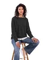 Celtic & Co. Women's Geelong Wool Slouch Crew Neck Sweater