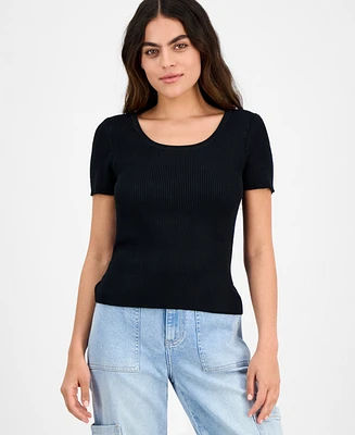 And Now This Petite Short-Sleeve Sweater, Exclusively at Macy's
