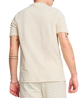 Puma Men's Ess Elevated Regular-Fit Textured Stripe T-Shirt