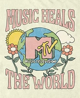 Mtv Men's Music Heals Short Sleeve T-Shirt