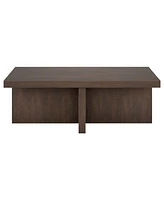 Hudson & Canal 44" Elna Wide Rectangular Coffee Table