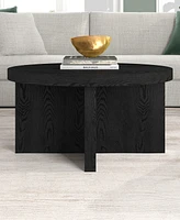 Hudson & Canal 33" Elna Wide Round Coffee Table