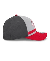 New Era Men's Gray/Red Cincinnati Reds 2025 Batting Practice 9FORTY M-Crown Adjustable Hat